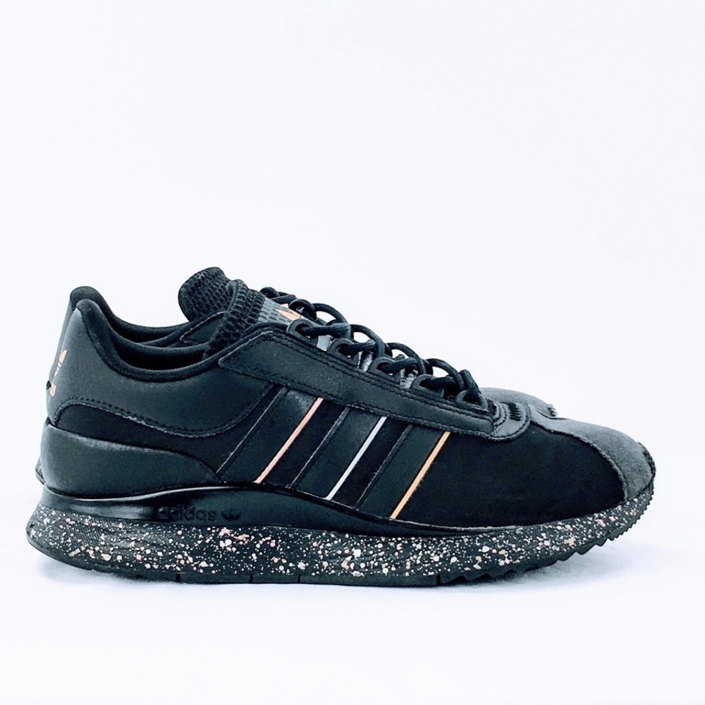 Adidas Original SL Andridge Women Sneakers Black Nylon Runner Trainer Sz 9.5